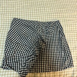 Lulu’s Black and White Checkered Women's Skirt